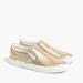 J. Crew Shoes | New J Crew Metallic Gold Road Trip Slip-On Sneakers Size 12 | Color: Gold | Size: 12