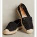 Anthropologie Shoes | Jasper & Jeera Fabienne Lace Espadrilles - Size 39 Euro - Black | Color: Black/Cream | Size: 39