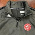 Adidas Shirts | Adidas Climawarm Atl Hawks Fleece 1/4 Zip Pullover | Color: Black/Gray | Size: M