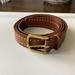 J. Crew Accessories | Jcrew Brown Leather Belt With Gold Stud Detail | Color: Brown/Gold | Size: Os