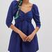 Anthropologie Dresses | Anthropologie Puff Sleeve Mini Dress | Color: Blue | Size: Sp