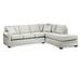 Blue/Brown Sectional - Braxton Culler Bedford 117" Wide Right Hand Facing Sofa & Chaise Polyester/Cotton/Other Performance Fabrics | Wayfair
