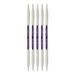 Prym Ergonomics 8" Double Point Knitting Needles, US 11 (8mm), 5 Count | 1 H x 2 W x 9 D in | Wayfair 57058