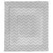Brayden Studio® Stephenie Hand Drawn Chevron Pattern Microfiber Single Reversible Comforter Polyester/Polyfill/Microfiber in Gray | Wayfair
