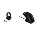 Razer BlackShark V2 Pro - Wireless Premium Esports Gaming Headset Schwarz & Viper Ultimate mit Ladestation - Kabellose Gaming Maus mit nur 74g Gewicht für PC/Mac (Ultraleicht, beidhändig) Schwarz