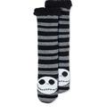 Disney Accessories | Disney Nightmare Before Christmas Jack Skellington Fuzzy Babba Slipper Socks Nwt | Color: Black/Gray | Size: Os
