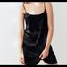 Urban Outfitters Dresses | Black Satin Dress | Color: Black | Size: S