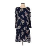 Old Navy Casual Dress: Blue Floral Dresses - Women's Size X-Small