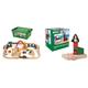 BRIO Bahn 33097 - Frachten Set Deluxe & World 33754 Magnetisches Glockensignal – Eisenbahnzubehör für die BRIO Holzeisenbahn – Kleinkinderspielzeug empfohlen für Kinder ab 3 Jahren