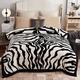 LGYKUMEG Fleece Blanket Queen Size 79" x91", Plush Korean Mink Blanket, 2 Ply Printed, Heavy Blanket for Winter - 9 Lb Ultra Soft Microfiber Sofa Fleece Foil Blankets,zebra,200x230cm