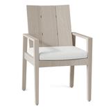 Summer Classics Ashland Patio Dining Armchair w/ Cushions Wood in Brown | 37.5 H x 23.62 W x 25.75 D in | Wayfair 289227+C7674240W4240