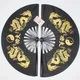 Bamboo Double Left And Right Tai Chi Performance Fan 20 Color Available Martial Arts Fan Kung Fu