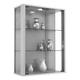 VCM Wandvitrine »Udina LED« silber, 60x80x25 cm