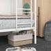 Twin Over Twin Bunk Metal Bed with Ladder