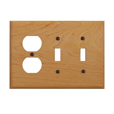 Switchplate Maple Hardwood Toggle Outlet | Renovator's Supply