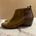 Madewell Shoes | Madewell The Cait Ankle Boots Leather Tan/Brown Suede Booties Color Block 7.5 | Color: Tan | Size: 7.5