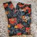 Lularoe Pants & Jumpsuits | Lularoe Tc Fall Floral Print Leggings | Color: Orange/Red | Size: Tc