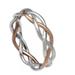 Giani Bernini Jewelry | Giani Bernini Braided Statement Ring In Sterling Silver & 18k Rose Gold-Plate | Color: Gold/Silver | Size: Various