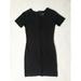 Zara Dresses | New Zara Basic Jet Black Limited Edition T-Shirt Mini Sheath Dress S | Color: Black | Size: S