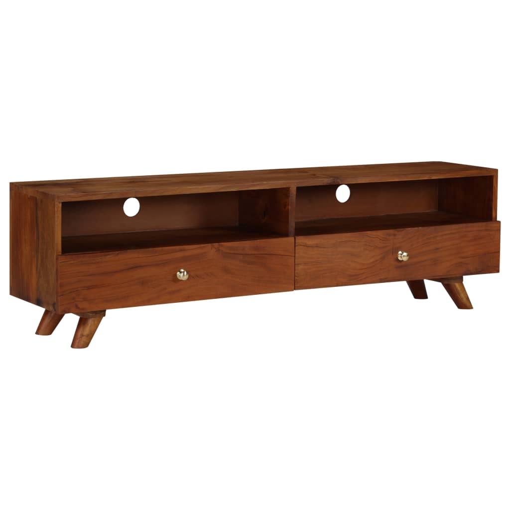 vidaXL TV-Schrank Altholz Massiv 140x30x40 cm Image