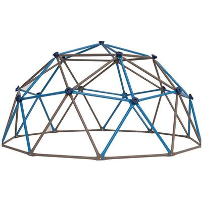 Geometrisches Klettergerüst, Kletterkugel 'Geodome' braun / blau ø 274 x 137 cm - Lifetime Image