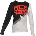 Acerbis MX J-Windy 1 Kinder Motocross Jersey, schwarz-weiss, Größe M