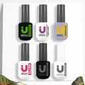 Base en caoutchouc et couche de finition vernis à ongles Gel uv 15ml Base Semi permanente pour