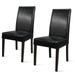 Hartford Bicast Leather Dining Chair,Set of 2