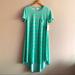 Lularoe Dresses | Lularoe Carly Green Swing Dress Xs New With Tags | Color: Green | Size: Xs