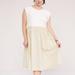 Anthropologie Dresses | Htf Anthropologie Maeve Babydoll Midi Dress | Color: Cream/Tan | Size: L