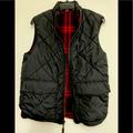 J. Crew Jackets & Coats | J. Crew Black Reversible Vest Size Small | Color: Black/Red | Size: S