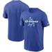 Men's Nike Royal Los Angeles Rams Hometown Collection Just Play T-Shirt