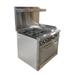 Cooler Depot Open Burner Single Oven Commercial Gas Range in Gray | 0 H x 0 W x 0 D in | Wayfair CD412G