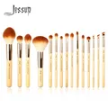 Jessup Beauty-Ensemble de pinceaux de maquillage professionnels en bambou kit d'outils de