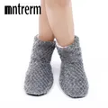 Mntrerm-Pantoufles d'Niken Coton pour Homme et Femme Chaussures Chaudes de Grande Taille pour la