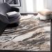 Black/Gray 26 x 0.59 in Indoor Area Rug - Wade Logan® Afrah Abstract Dark Gray/Beige Area Rug | 26 W x 0.59 D in | Wayfair