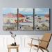 Rosecliff Heights Beach Bark Park II- Premium Gallery Wrapped Canvas - Ready To Hang Canvas in Brown | 27 H x 54 W x 1 D in | Wayfair