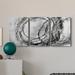 Orren Ellis Infinity Rings I- Premium Gallery Wrapped Canvas - Ready To Hang Canvas, Solid Wood in White | 18 H x 36 W x 1 D in | Wayfair