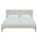 AllModern Rand Velvet Bed Upholstered/Metal/Polyester in Brown | 37 H x 60 W x 83 D in | Wayfair B3D63BE8ABCF4666B5C2450AC089DEBF