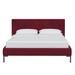 AllModern Rand Velvet Bed Upholstered in Brown | 37 H x 83 W x 88 D in | Wayfair 9DF5B4035CC44358A59EAC53047BA2C5