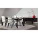 Red Barrel Studio® Sadeka Dining Table Wood in White/Brown | 29 H x 80 W x 36 D in | Wayfair 599DB337FB4D495587A62F9394B866D5
