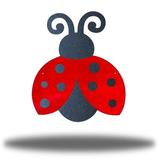 Zoomie Kids Alwyn Ladybug Metal in Black/Red | 8 H x 6.75 W x 0.13 D in | Wayfair 5CBA3CEAFDB14797A7C0BC6FBEEFC184