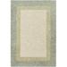 White 24 x 0.2 in Area Rug - Wade Logan® Dunfermline Handmade Tufted Wool Green/Beige Area Rug Wool | 24 W x 0.2 D in | Wayfair