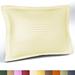 Pillow Shams Decorative Sateen Striped Pillow Case With Envelope Closer, Tailored Pillow Cover, Poly Cotton 300tc