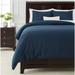 Chanasya Ribbon Bordered Hotel Style Ultra Soft Duvet Cover Set