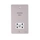 Schneider Electric Ultimate Flat Plate - Shaver Socket, Dual Voltage, 115/230V, GU7290WPN, Pearl Nickel with White Insert