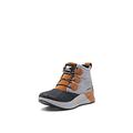 SOREL Women's Out 'N About III Classic Boot — Camel Brown, Black — Waterproof Leather & Suede Winter Boots — Size 10.5