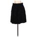 Ann Taylor LOFT Casual Skirt: Black Solid Bottoms - Women's Size Small