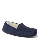 Fireside By Dearfoams Melbourne Genuine Shearling Moc - Mens 11 Navy Slipper Medium