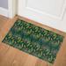 CROTON DARK GREEN Doormat By Becky Bailey